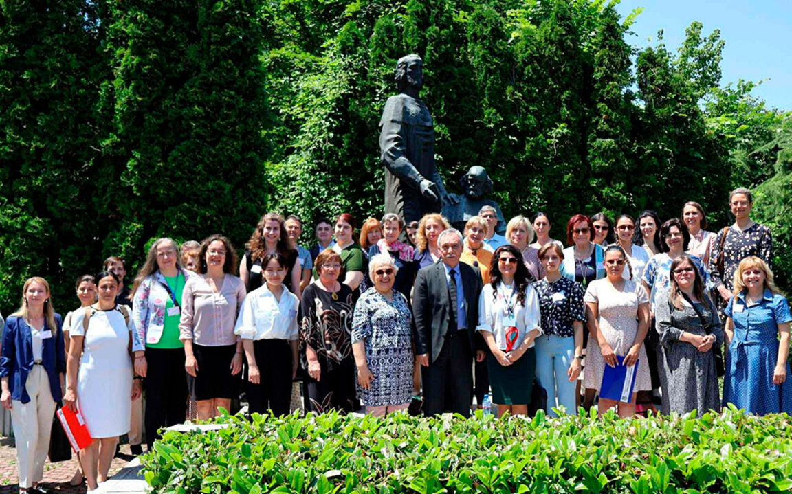 Участниците в Международната научна конференция "Езици, култури, комуникации"