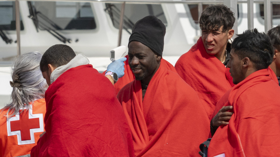 Спасени в морето нелегални мигранти на пристанището в Аресифе, Азорските острови, 21 април 2026 г.