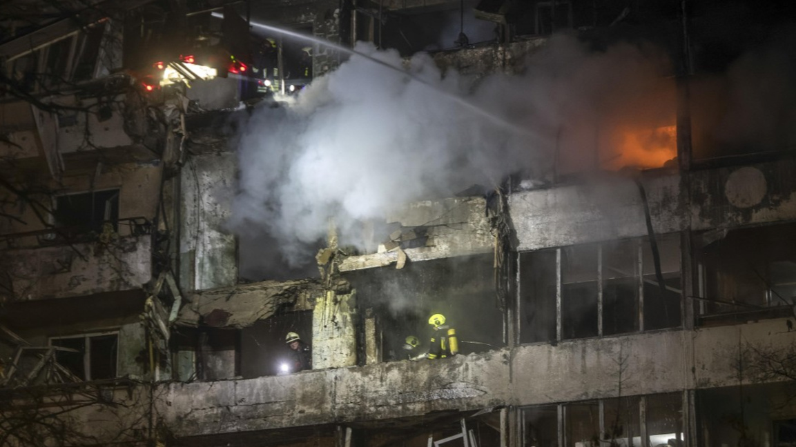 Русия атакува тази нощ с дронове и ракети украинската столица Киев