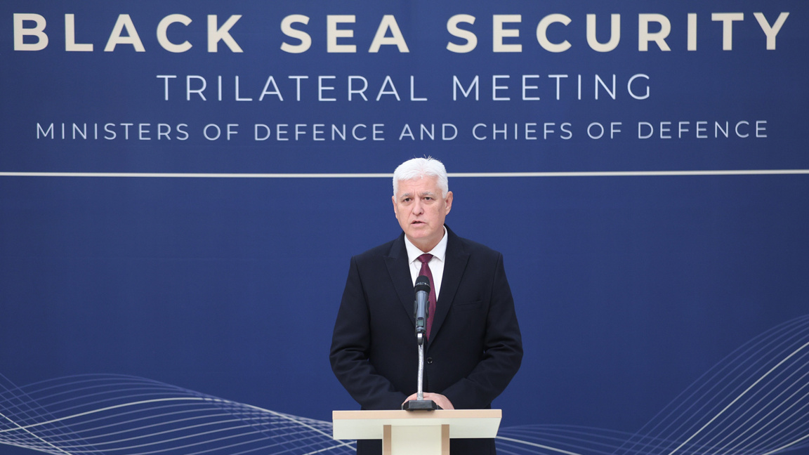Defence minister Dimitar Stoyanov