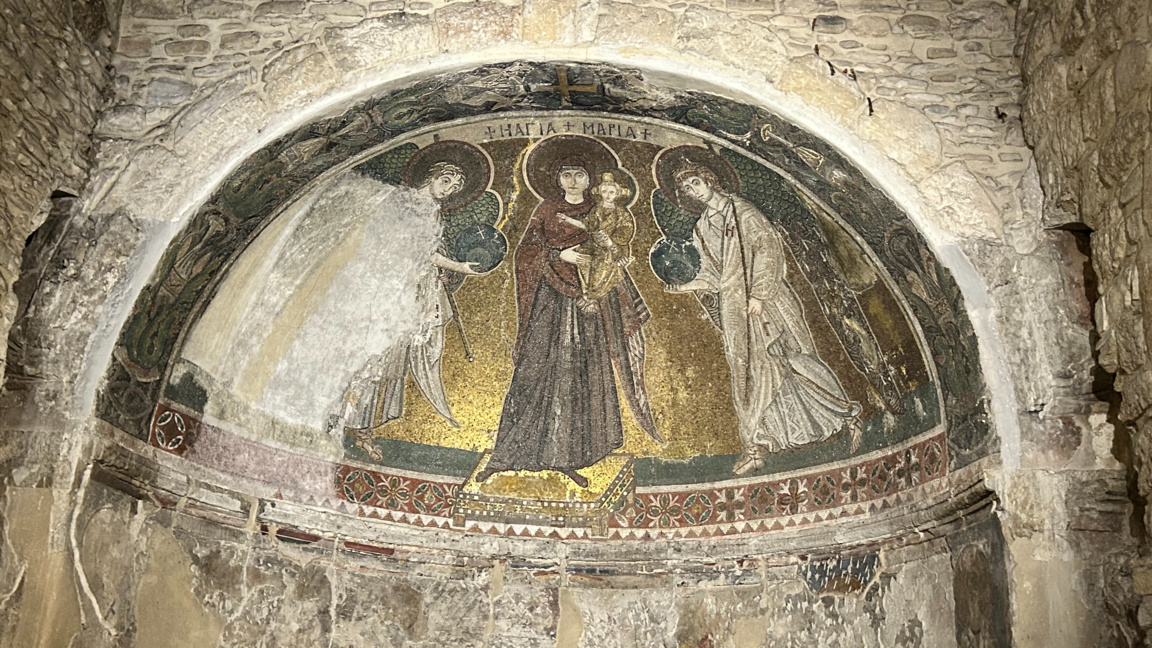 Стенопис от храма в с. Кити, Кипър