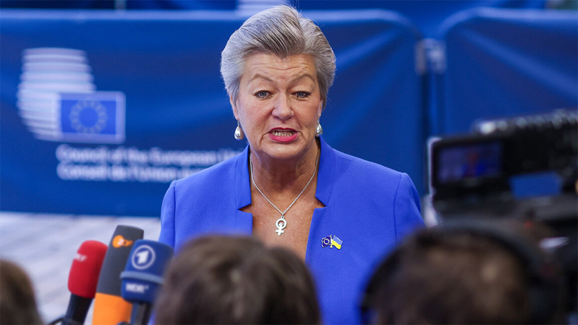 European Commissioner for Home Affairs Ylva Johansson
