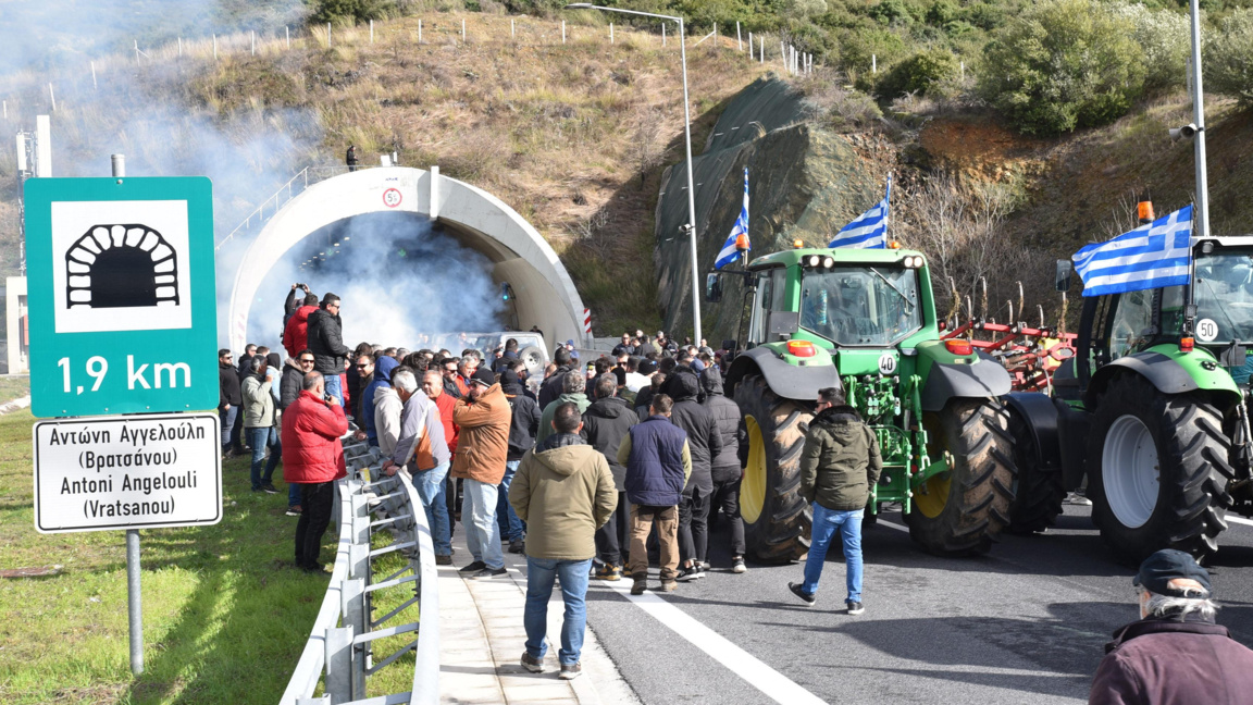 Протестите на гръцките фермери продължават
