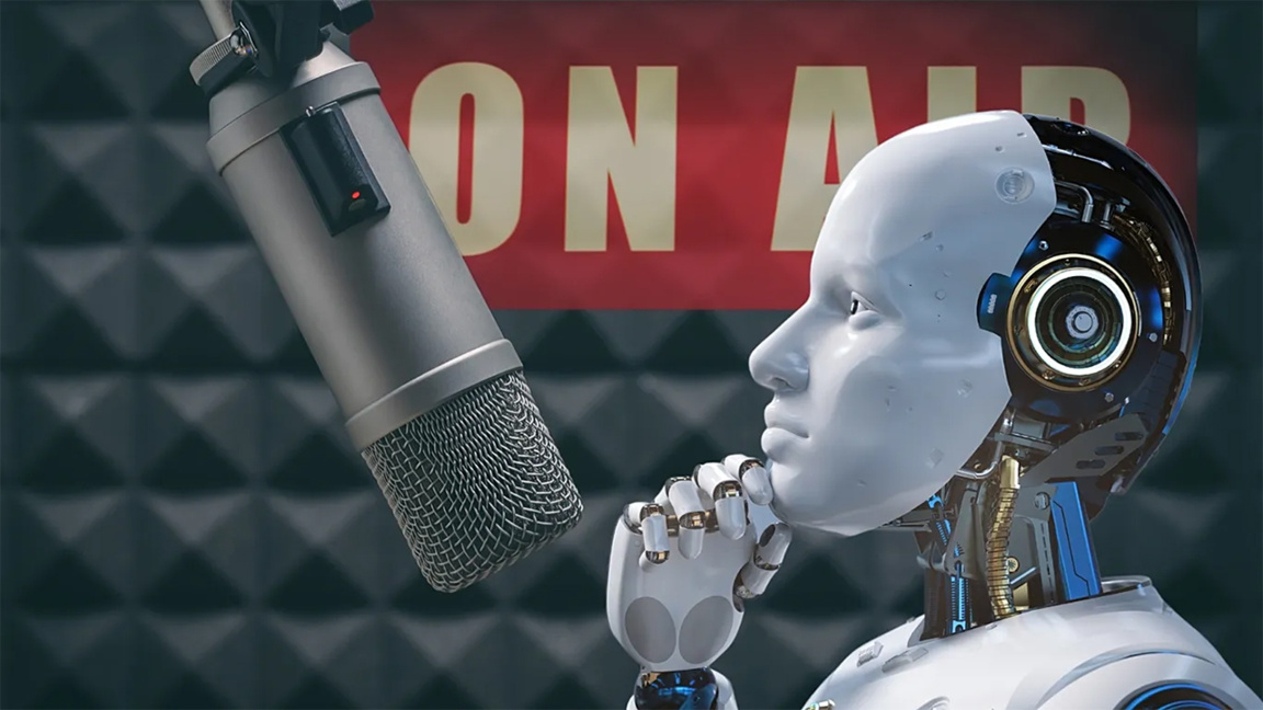 ¿Cómo suena la inteligencia artificial de forma natural en la radio?