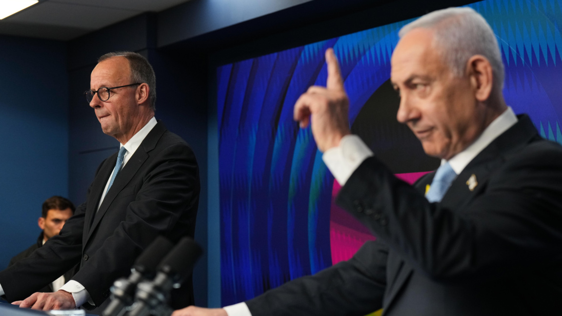 Фридрих Мерц и Бенямин Нетаняху