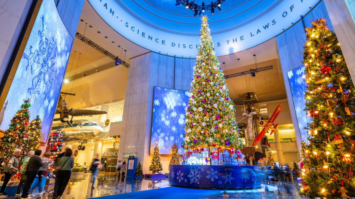 Bulgarian Christmas tree takes centre stage at Chicago holiday display