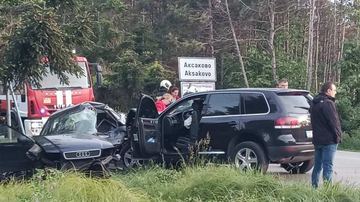 Aksakovo’da Ulusal Güvenlik Servisi aracı kaza yaptı