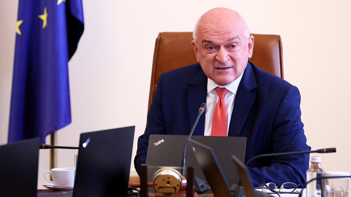 PM Glavchev at today's cabinet sitting