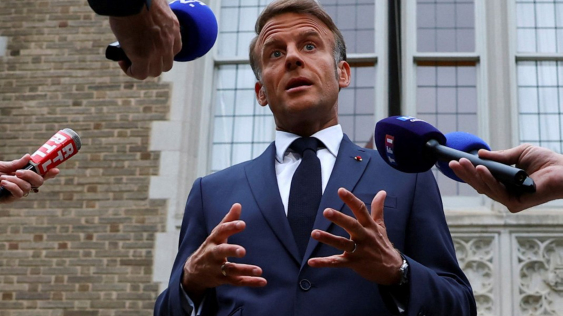 Президентът на Франция Еманюел Макрон
