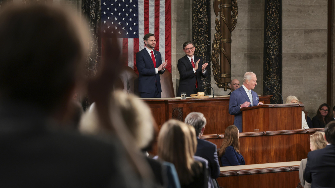 Крал Чарлз Трети пред американския Конгрес