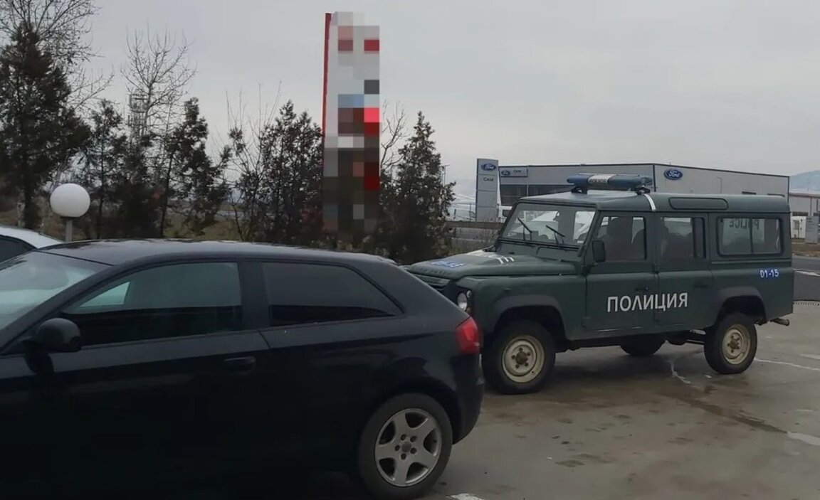 Обир на бензиностанция край Благоевград