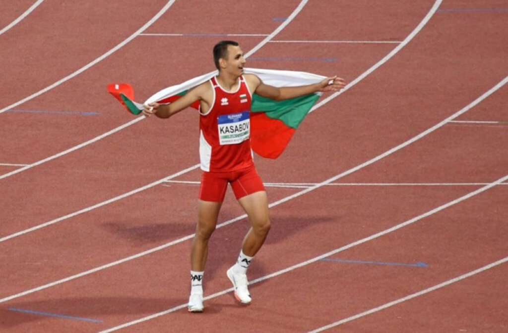 Kristijan Kassabow wurde Vize-Europameister über 110 Meter Hürden