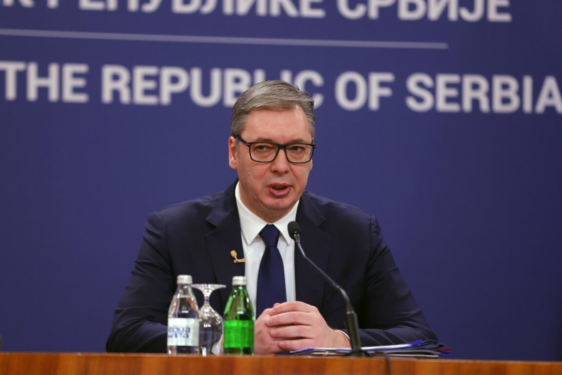 Президентът на Сърбия Александър Вучич