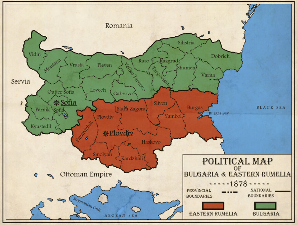 Bulgarien nach dem Berliner Kongress 1878