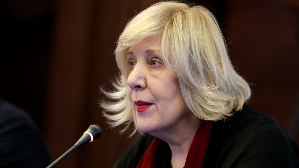 Ръководителят на мисията на Службата за демократични институции и права на човека (СДИПЧ) за наблюдение на изборите Дуня Миятович.