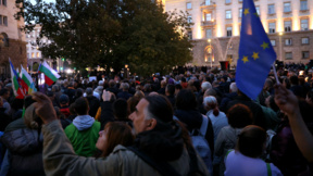 Протест срещу правителството в центъра на София 