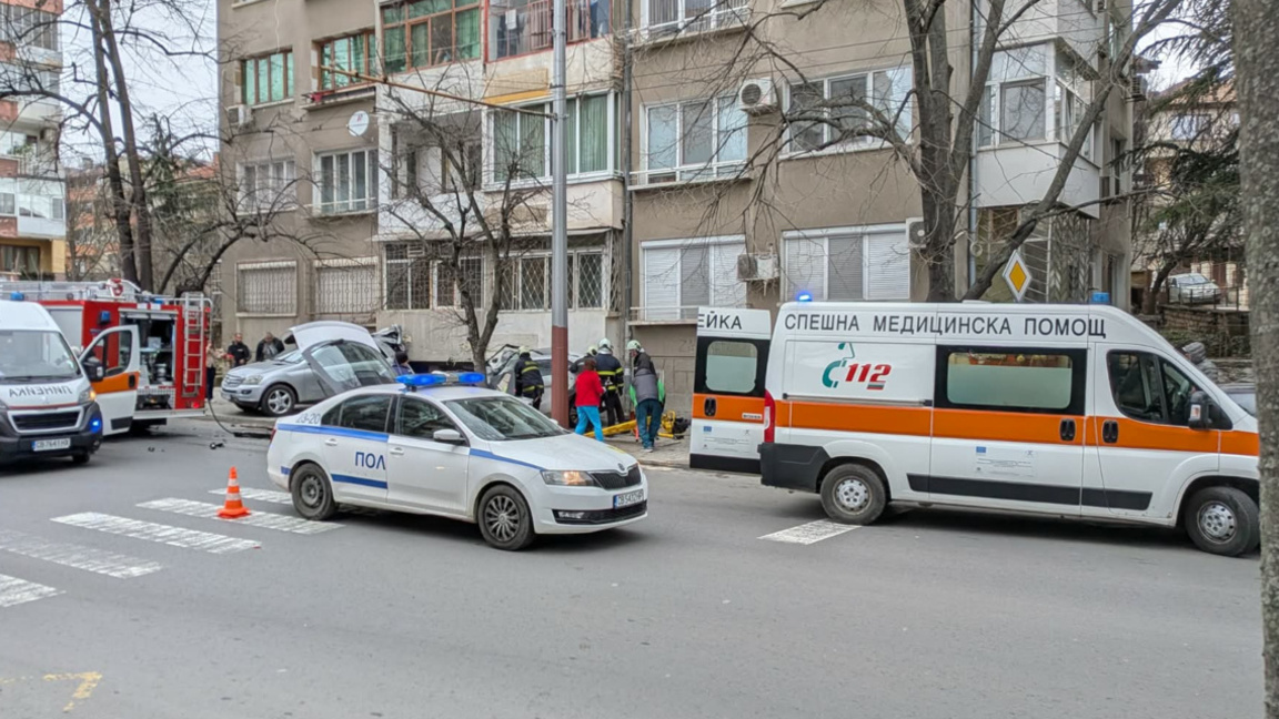 22-годишна помете мъж на тротоар в Стара Загора