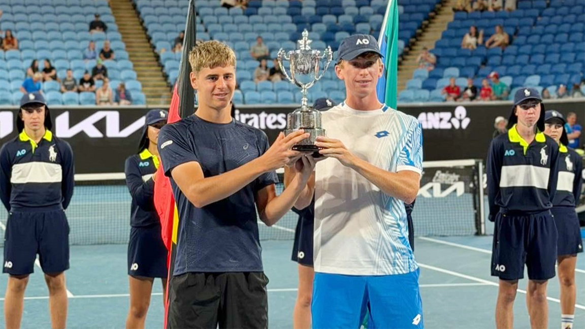 Dimitar Kissimow gewinnt den Junioren-Doppeltitel bei den Australian Open