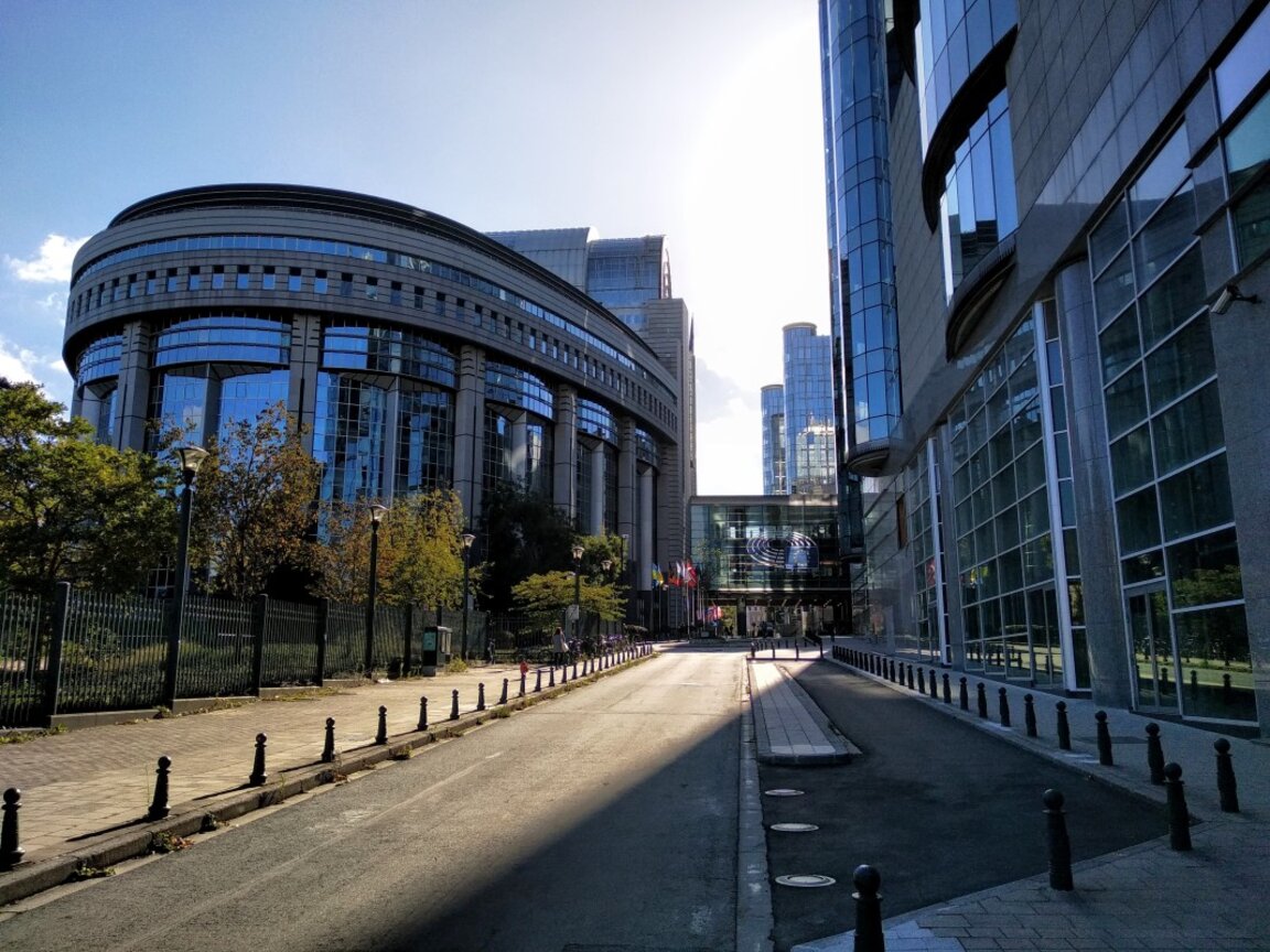 Сградите на Европарламента в Брюксел.