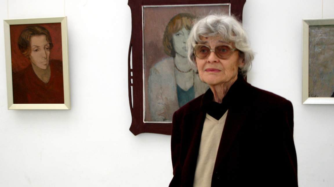 Художничката Елза Гоева, София, 18 март 2008 г.