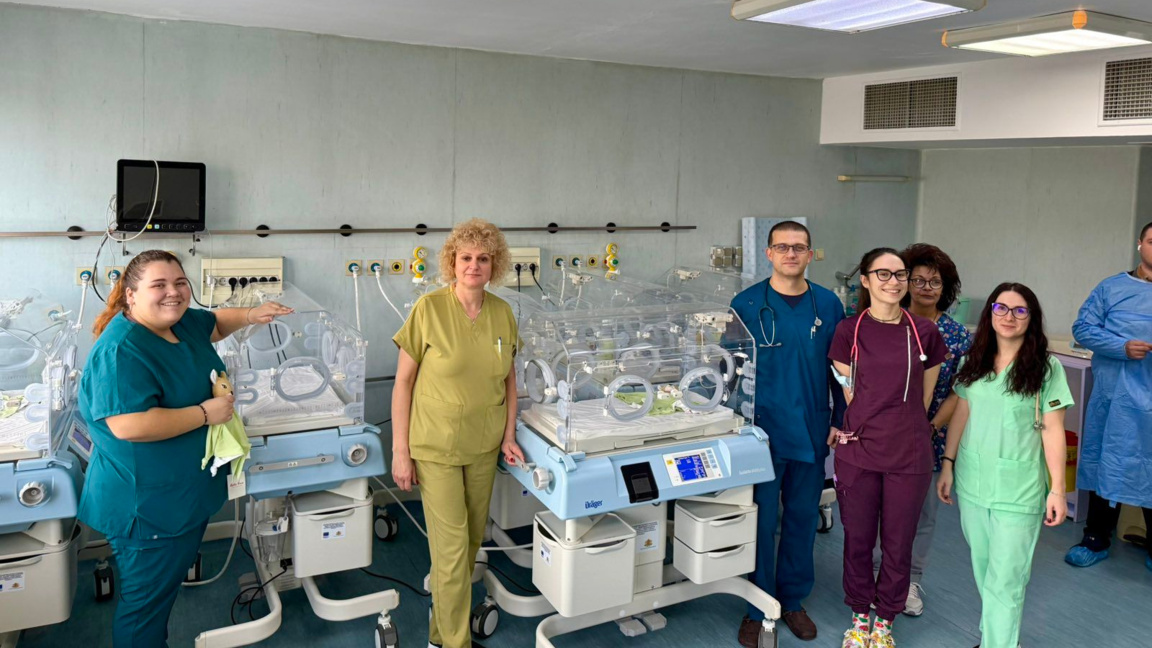 Болница "Д-р Георги Странски" в Плевен се сдоби с нови кувьози 