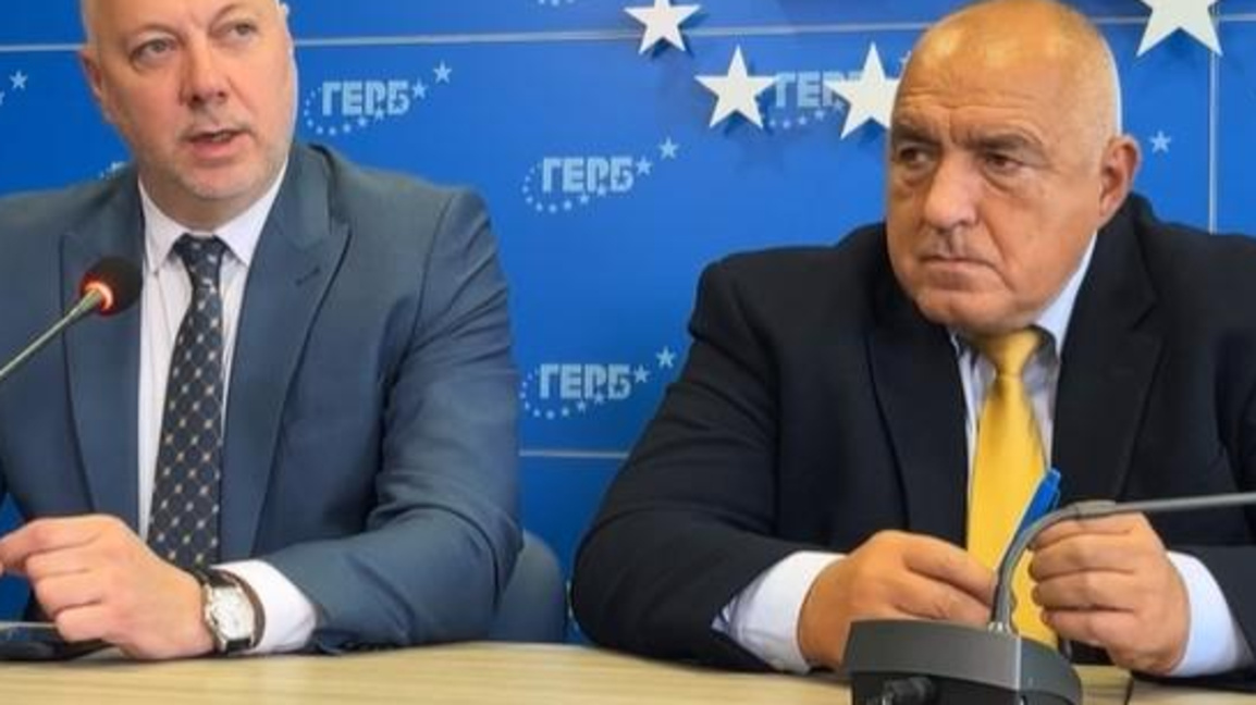 Министър-председателят Росен Желязков и лидерът на ГЕРБ Бойко Борисов