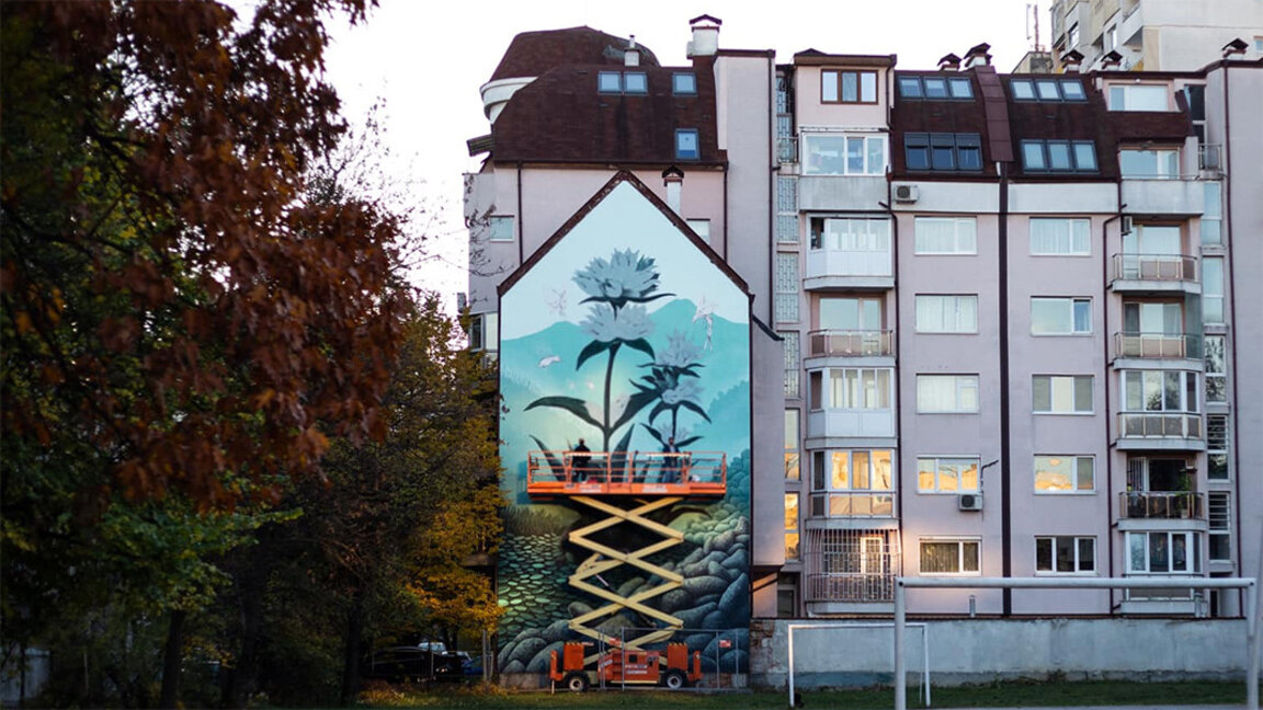 Un mural del pintor español Gillem Font embellecerá una fachada en Sofía