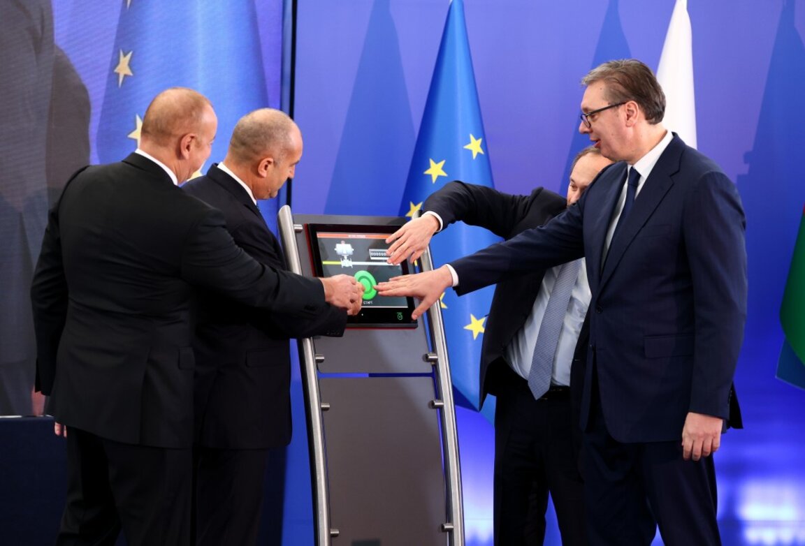 Ceremonia de punere în funcțiune a noului gazoduct Bulgaria-Serbia