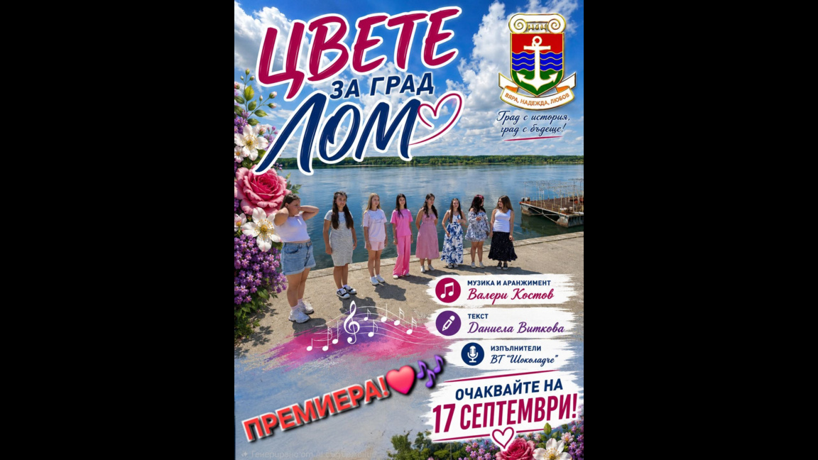 Нова песен "Цвете за град Лом"