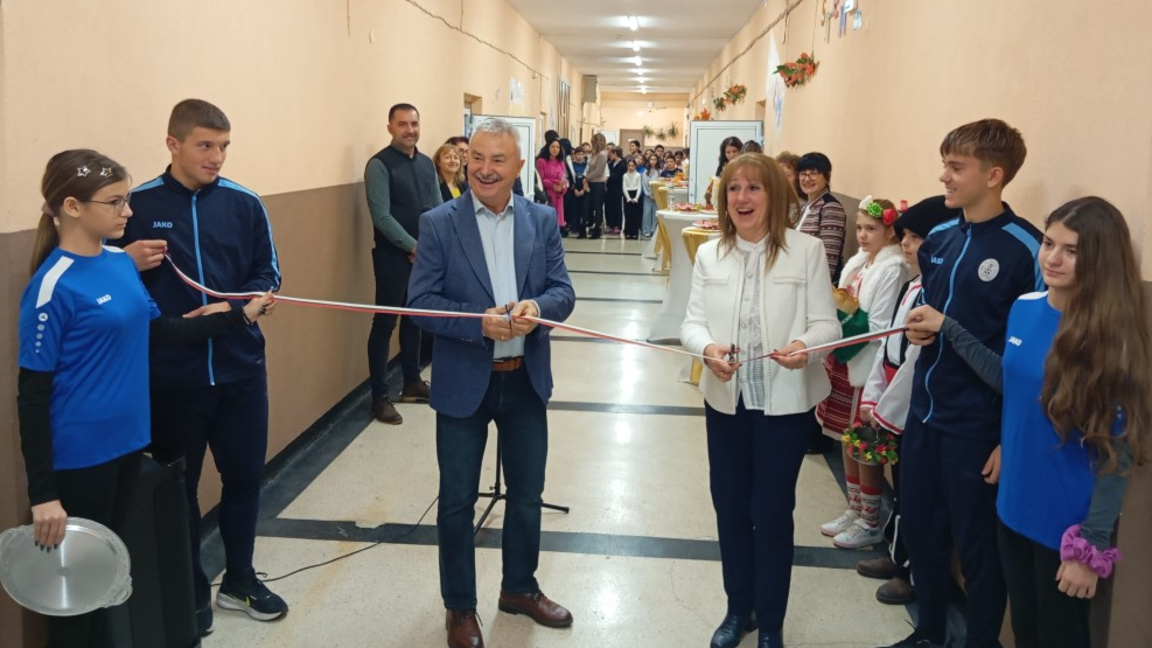 Откриване на STEM център в училището