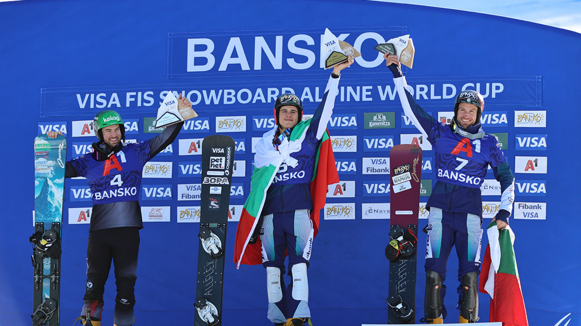 Tervel Zamfirov, Snowboard Alp Disiplini Dünya Kupası'nı kazandı