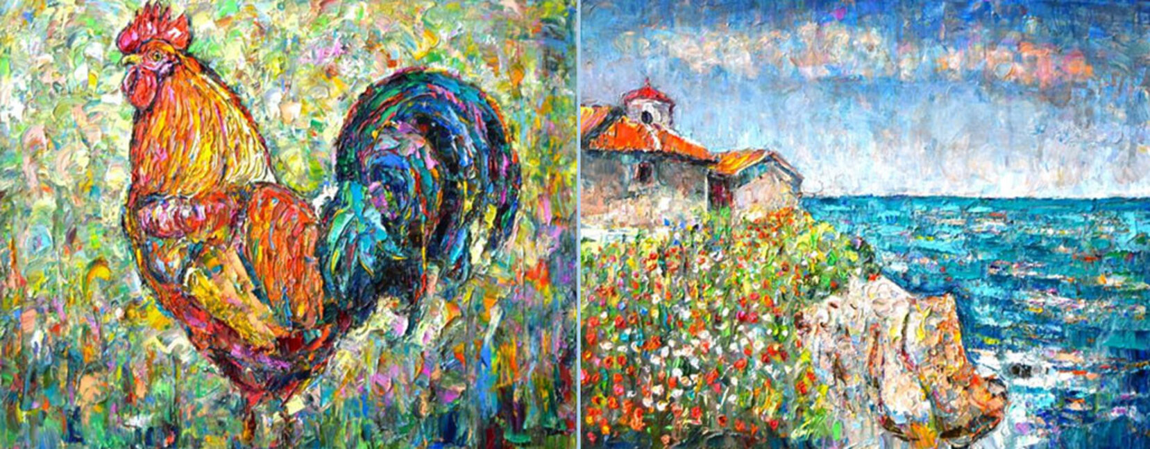 Картини на Деян Дачевски от 12-ата му самостоятелна изложба