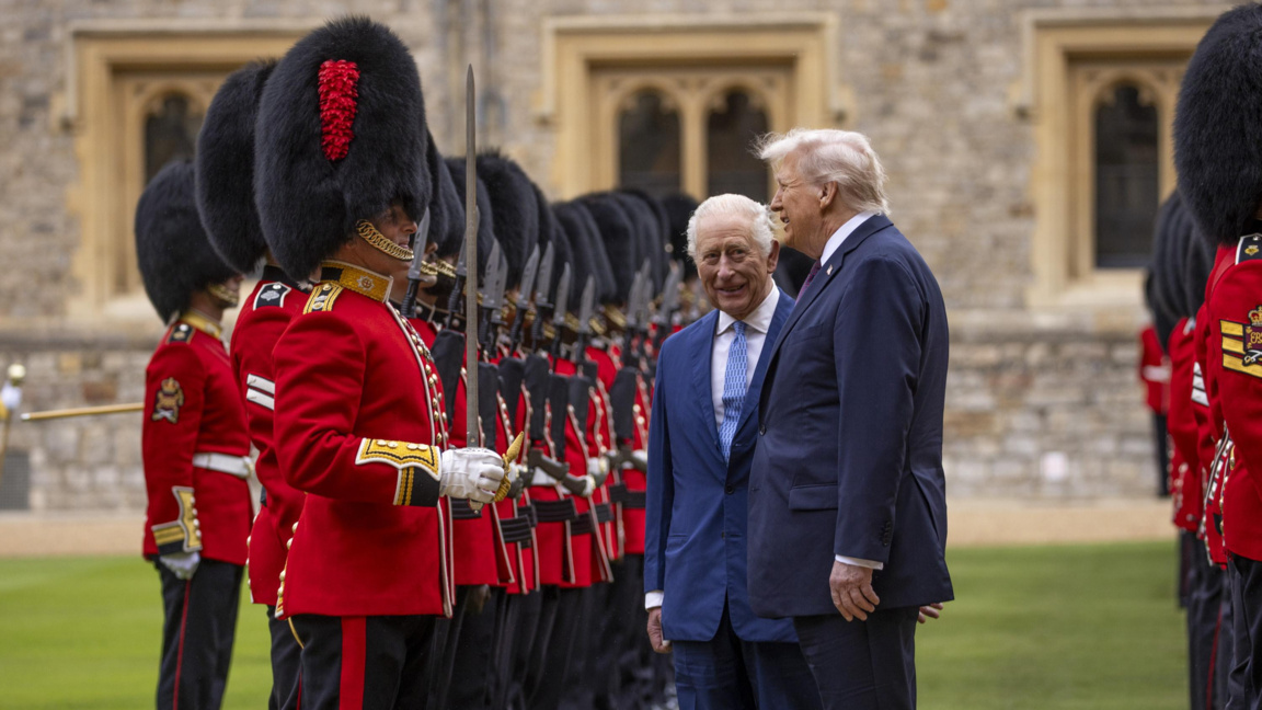 Кралят на Англия Чарлз III и президентът на САЩ Доналд Тръмп - снимка от септември 2025 г.
