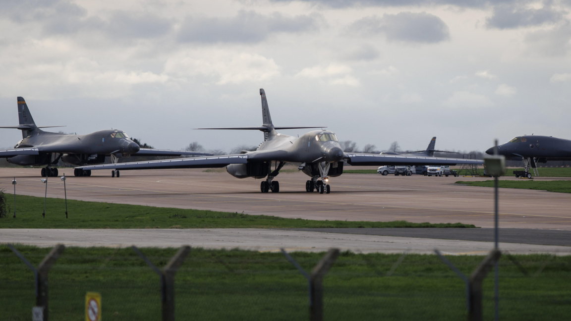 Военната база RAF Fairford във Великобритания