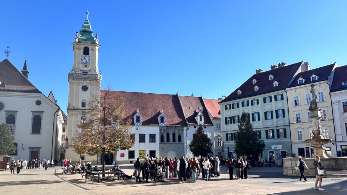 Bratislava’s Old Town square