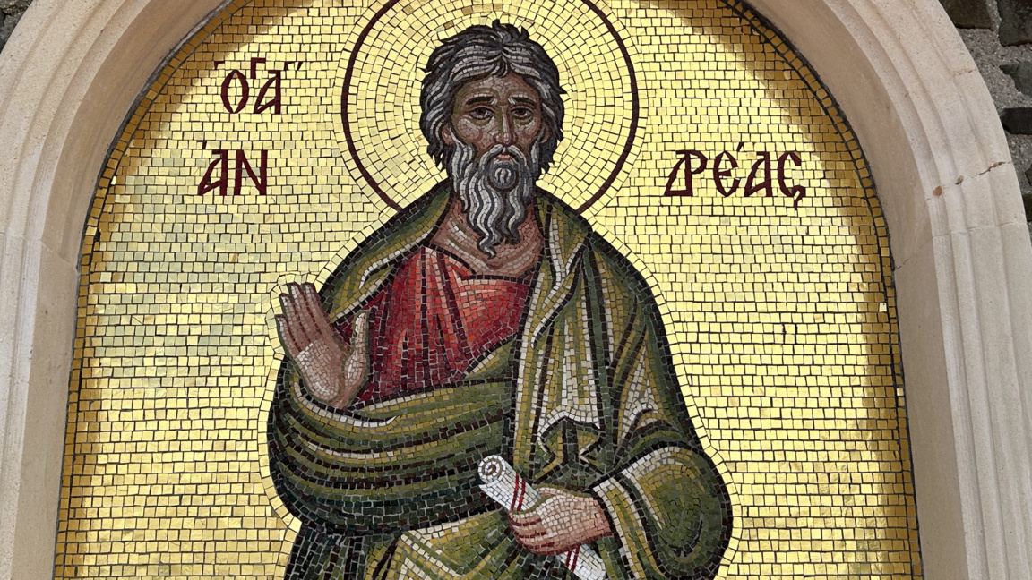 Свети Андрей Първозвани - мозайка, Кикос, Кипър
