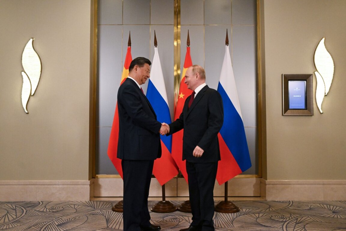 Президентите на Китай Си Цзинпин и на Русия Владимир Путин