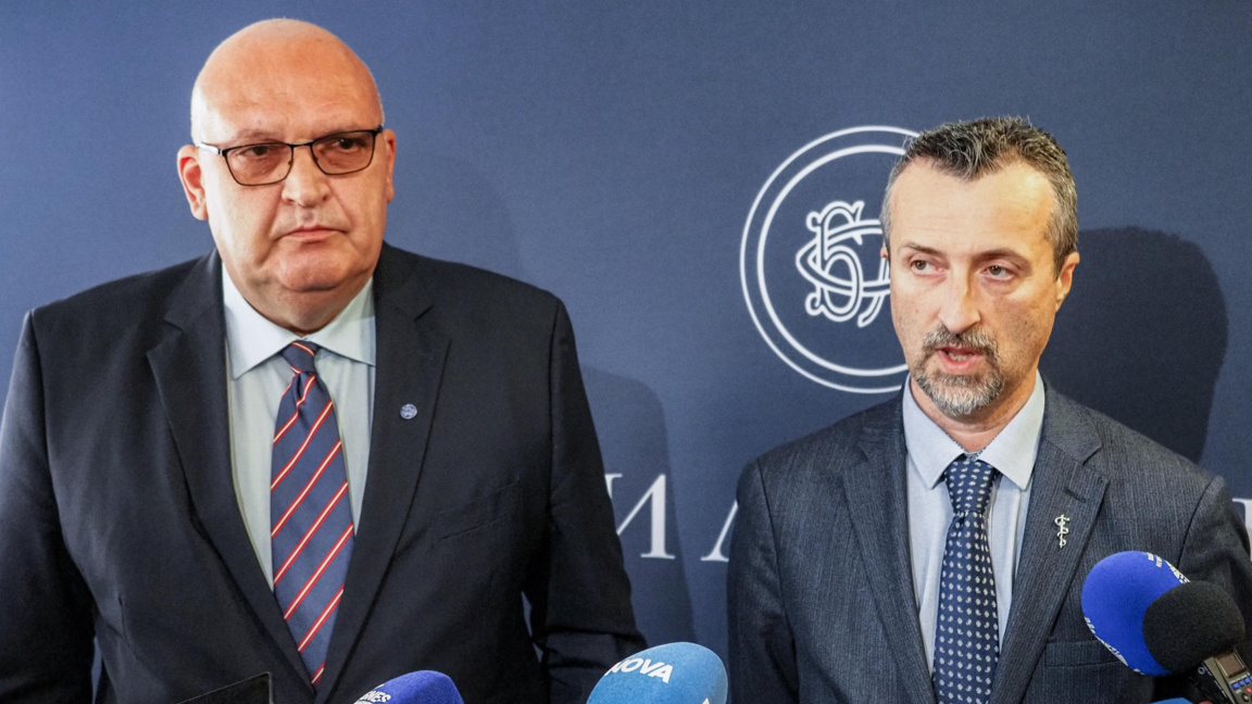 д-р Николай Брънзалов и доц. Петко Стефановски