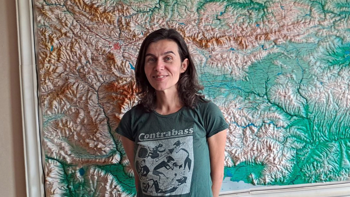 La artista Petya Konstantinova presenta a Sofía su “Praga voladora”
