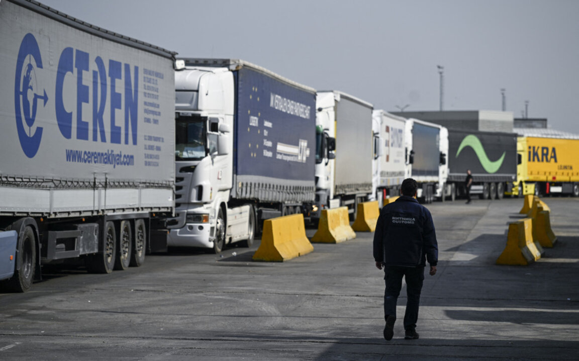 “Kapitan Andreevo” Sınır Kapısı'nda 20 kilometrelik TIR kuyruğu