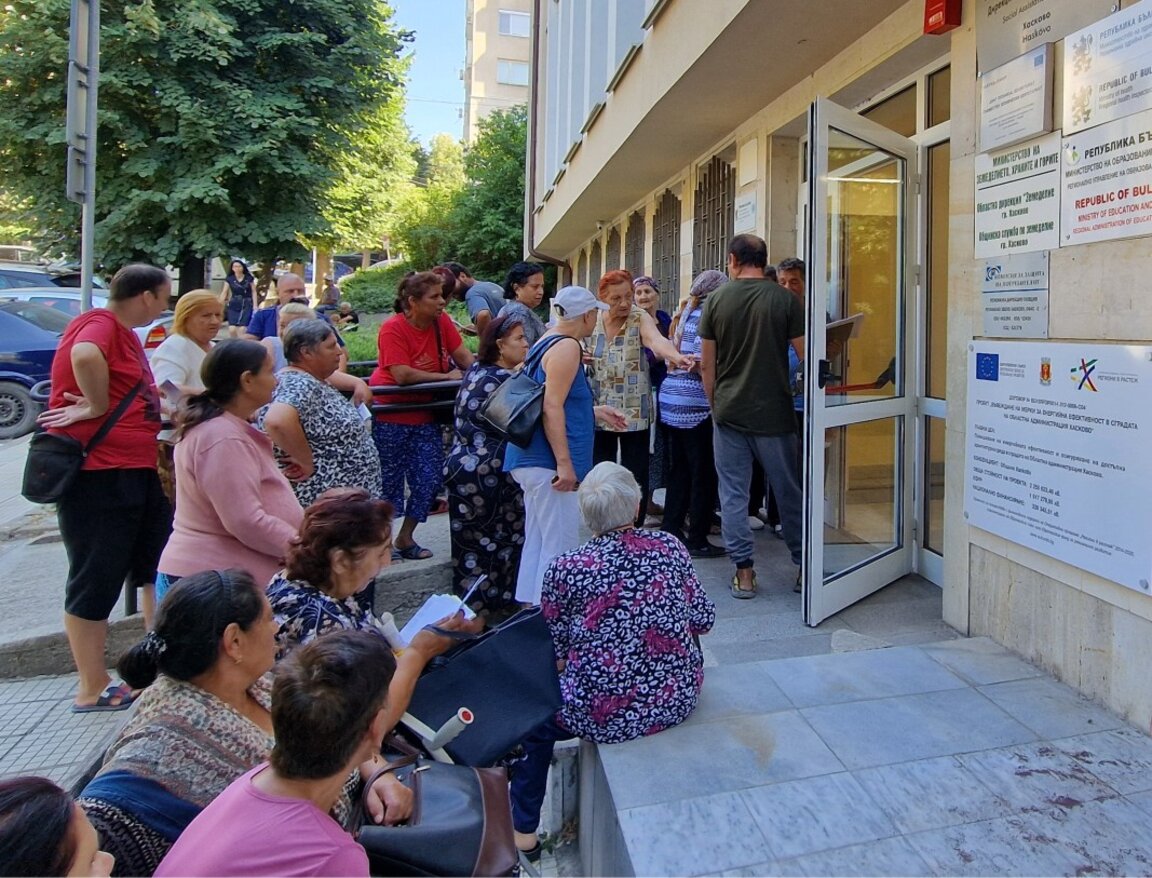 Haskovo bölgesinde yaklaşık 14 bin kişi ısınma desteğine bel bağlıyor