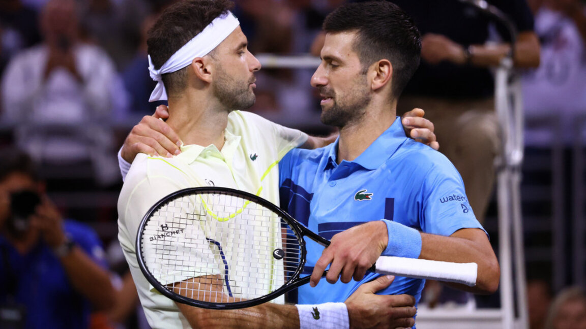 Grigor Dimitrow besiegte Novak Djokovic beim Wohltätigkeitsspiel in Sofia