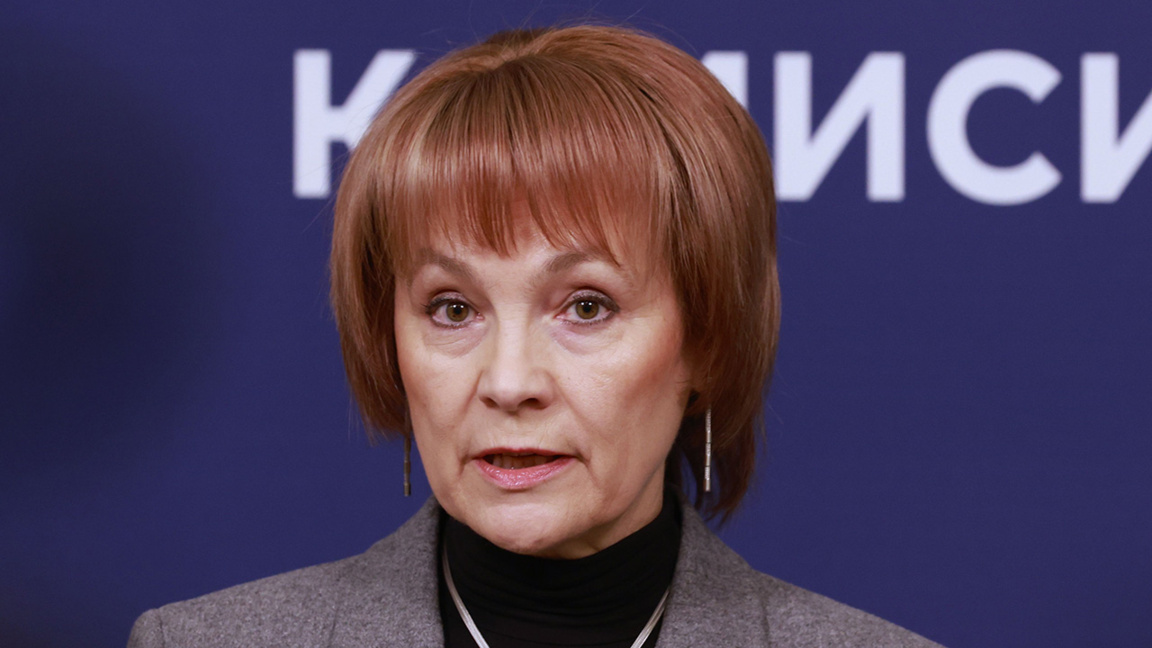 Rossiza Matewa - Sprecherin der zentralen Wahlkommission (ZIK)