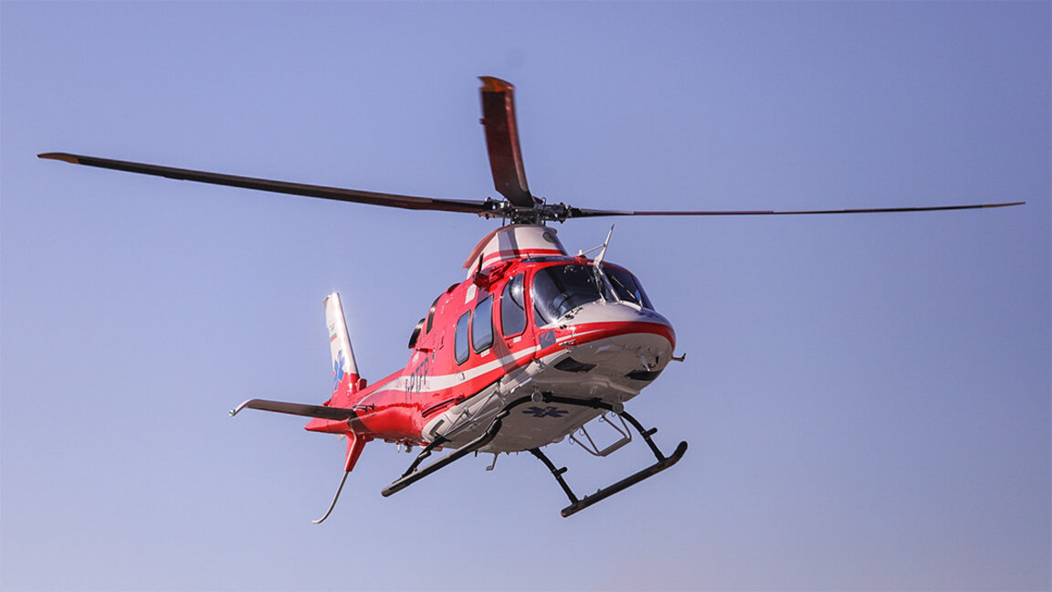 Primera misión aérea del Centro Médico de Emergencias