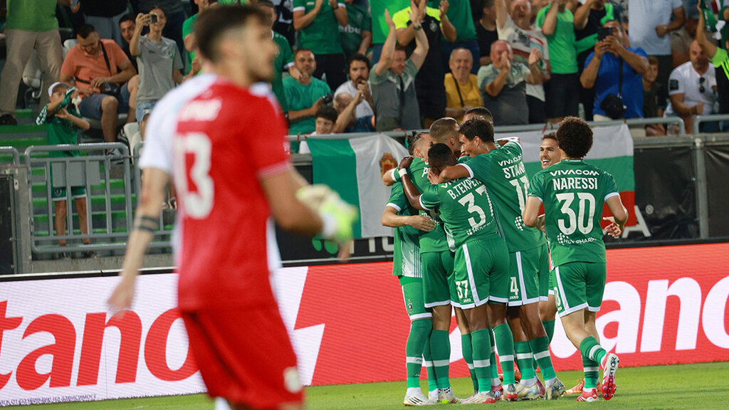 El Ludogorets y el Ferencváros no ganaron en Bulgaria