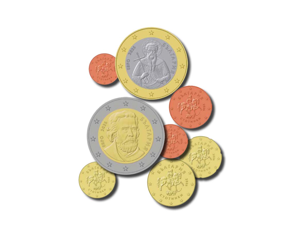 La venta de kits de inicio con monedas búlgaras en euros comenzará el 1 de diciembre