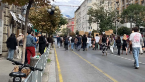 Протест в НАТФИЗ: Студенти и преподаватели отново поискаха оставката на ректора