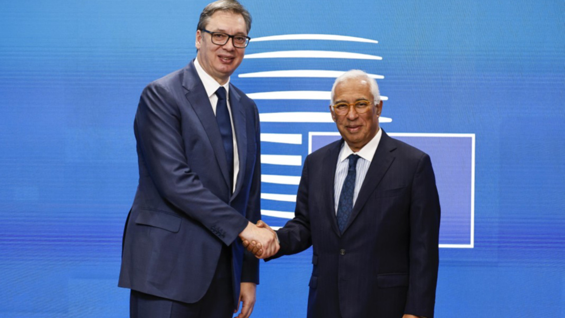 Александър Вучич с Антониу Коща.