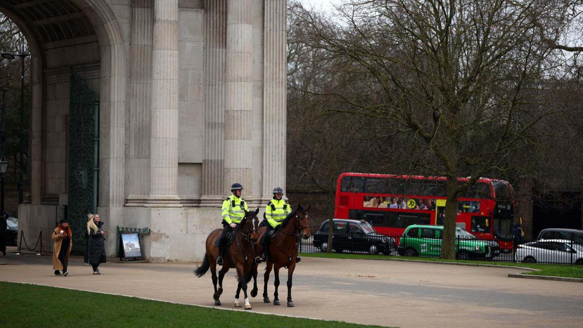 Великобритания - конна полиция