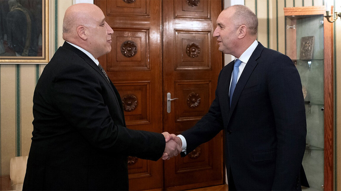 Președintele Radev s-a întâlnit cu ambasadorul Statului Palestina în Bulgaria